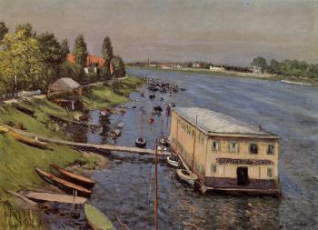 Gustave Caillebotte : Boathouse in Argenteuil